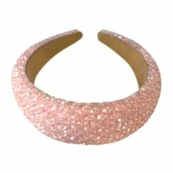 Crystal Encrusted Headband -Clothing Shop accessories crystal encrusted headband lola the boys 15655091077222
