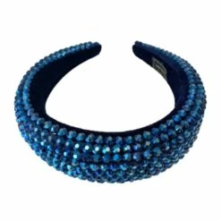 Crystal Encrusted Headband -Clothing Shop accessories crystal encrusted headband lola the boys 15655091404902