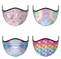 Graphic Print Mask (Kids 3-7) -Clothing Shop accessories graphic print mask kids 3 7 lola the boys 28330261577830