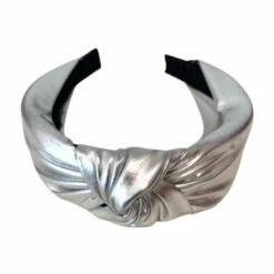 Metallic Knotted Headbands -Clothing Shop accessories metallic knotted headbands lola the boys 15647466061926