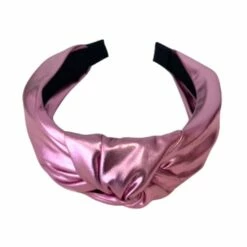 Metallic Knotted Headbands -Clothing Shop accessories metallic knotted headbands lola the boys 28330313547878