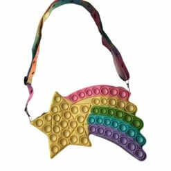 Rainbow Shooting Star Fidget Crossbody