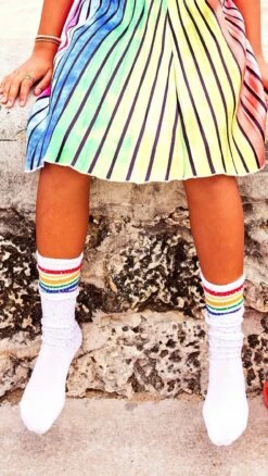 Super Fun Crystal Socks -Clothing Shop accessories super fun crystal socks lola the boys 28684394922086