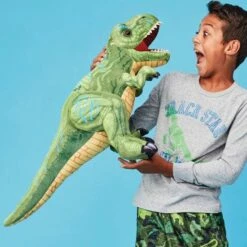 T-Rex Dinosaur Fleece Pillow