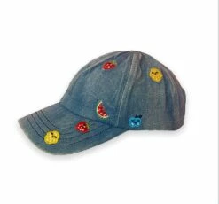 Clothing Shop -Clothing Shop all over patch denim hat lola the boys 29460113227878