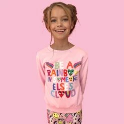 Be A Rainbow Sweatshirt -Clothing Shop apparel accessories be a rainbow sweatshirt lola the boys 29080798822502