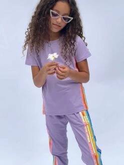 Lavender Rainbow Sequin Jogger Set 14 Lavender Rainbow Sequin Jogger Set -Clothing Shop apparel accessories lavender rainbow sequin jogger set lola the boys 29123585212518