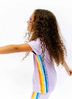 Lavender Rainbow Sequin Jogger Set 13 Lavender Rainbow Sequin Jogger Set -Clothing Shop apparel accessories lavender rainbow sequin jogger set lola the boys 29145180995686