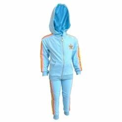 Baby Blue Rainbow Sequin Joggers Set -Clothing Shop baby blue rainbow sequin joggers set lola the boys 28861175038054