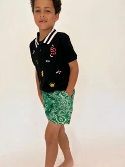 Bandana Print Swim Shorts -Clothing Shop bandana print swim short lola the boys 28898007777382