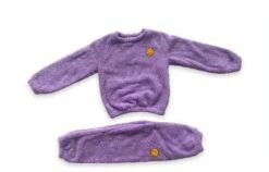 Bright Smiley Fuzzy Set Lavender -Clothing Shop bright smiley fuzzy set lavender lola the boys 29303441621094
