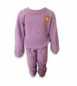 Bright Smiley Fuzzy Set Lavender -Clothing Shop bright smiley fuzzy set lavender lola the boys 29303441948774
