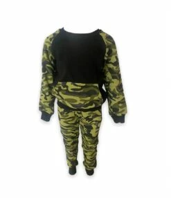 Camo Fleece Jogger Set -Clothing Shop camo fleece jogger set lola the boys 29303447978086