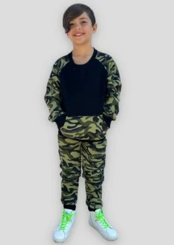 Camo Fleece Jogger Set