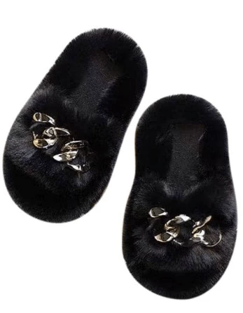 Black Chains Slippers 1 Black Chains Slippers