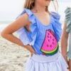Crystal Watermelon Swimsuit