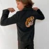 Dark Gray Tiger Suit Set