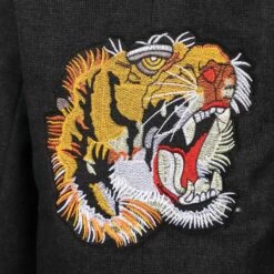 Dark Gray Tiger Suit Set -Clothing Shop dark gray tiger suit set lola the boys 29618423005286