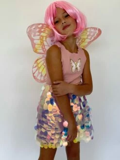 Butterfly Paillette Dress -Clothing Shop dress butterfly paillette dress lola the boys 28434351915110