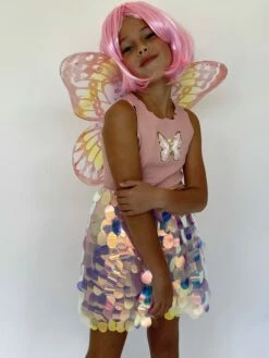 Butterfly Paillette Dress -Clothing Shop dress butterfly paillette dress lola the boys 28434363383910