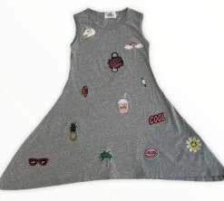 Patch T-Shirt Dress 7 Patch T-Shirt Dress -Clothing Shop dress patch t shirt dress lola the boys 28654957559910