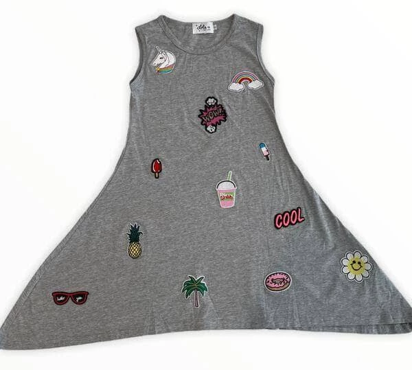 Patch T-Shirt Dress 3 Patch T-Shirt Dress - Image 3