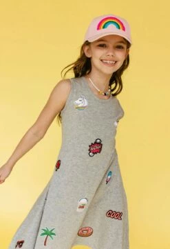 Patch T-Shirt Dress
