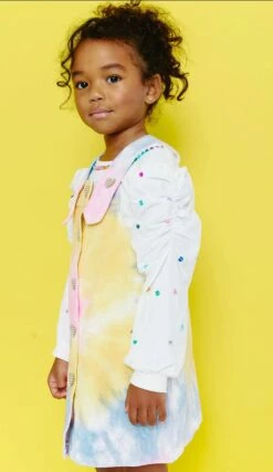 Tie Dye Denim Jump Dress