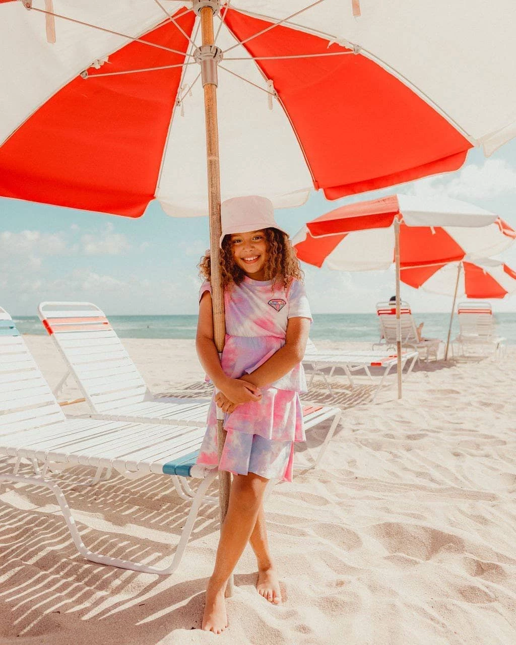 Tie Dye Patch Short Sleeve Dress 2 Tie Dye Patch Short Sleeve Dress - Image 2