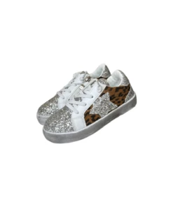 Cheetah Glitter Star Sneaker -Clothing Shop footwear cheetah glitter star sneaker lola the boys 29641084829798