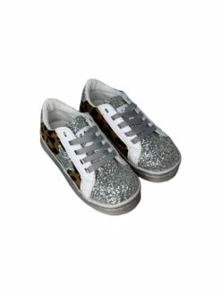 Cheetah Glitter Star Sneaker -Clothing Shop footwear cheetah glitter star sneaker lola the boys 29650235392102