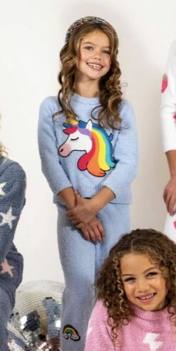 Fuzzy Unicorn Set -Clothing Shop fuzzy unicorn set lola the boys 28571520467046