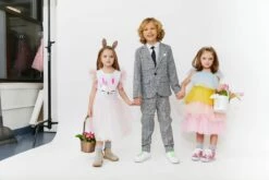 Gray Plaid Piece Suit -Clothing Shop gray plaid piece suit lola the boys 29500227649638