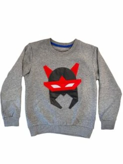 Hero Leather Mask Sweatshirt -Clothing Shop hero leather mask sweatshirt lola the boys 29476927340646