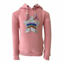 Sequin Star Candy Hoodie -Clothing Shop hoodie sequin star candy hoodie lola the boys 28451303817318