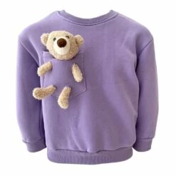 Teddy Buddy Bear Crewneck -Clothing Shop hoodie teddy bear crewneck lola the boys 28320657997926