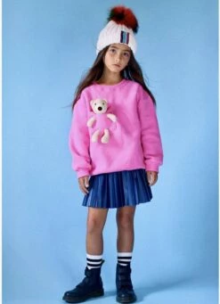 Teddy Buddy Bear Crewneck -Clothing Shop hoodie teddy bear crewneck lola the boys 28365911949414