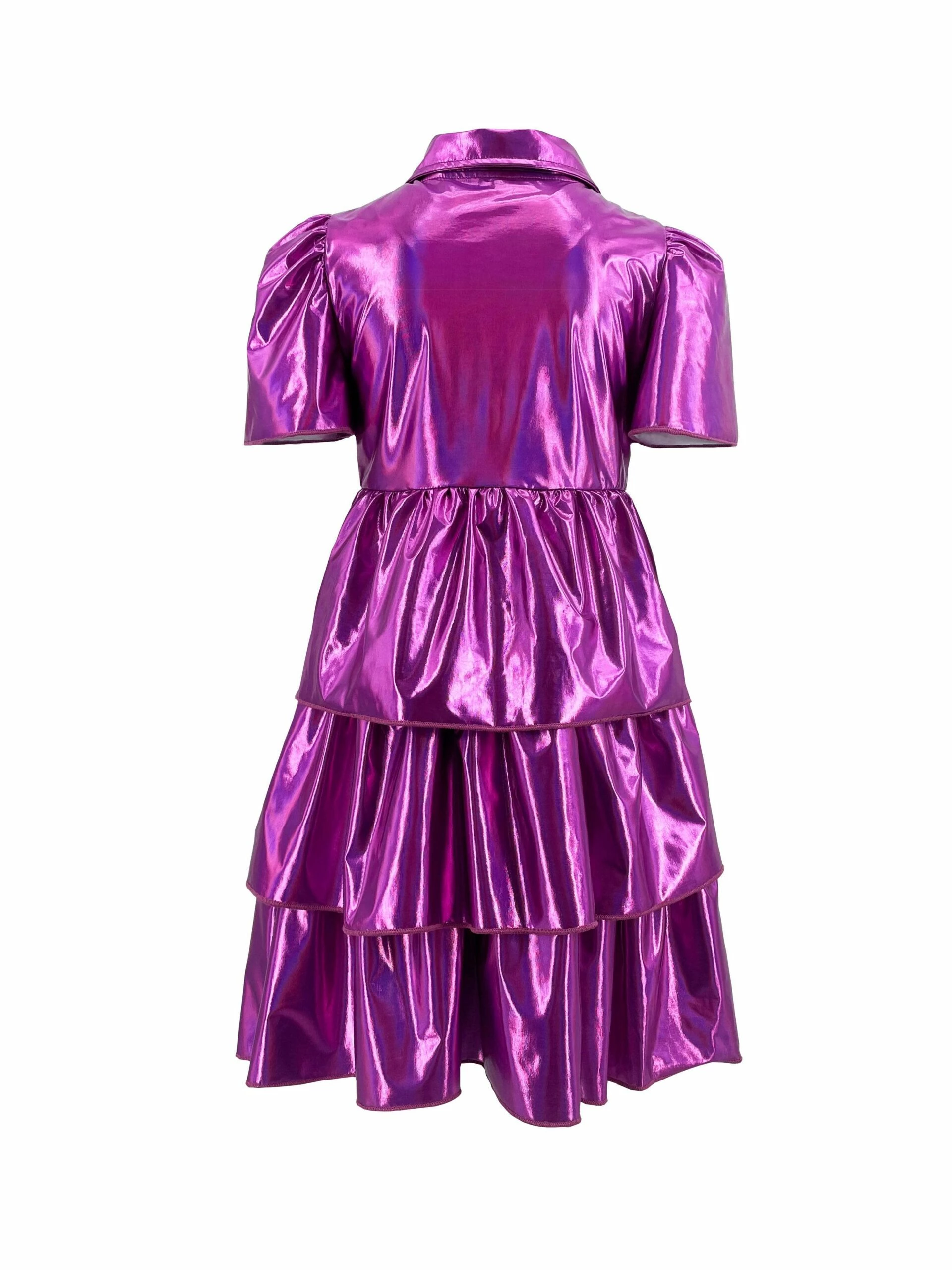 Iridescent Pink Bow Dress 5 Iridescent Pink Bow Dress - Image 5