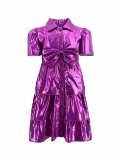 Iridescent Pink Bow Dress 10 Iridescent Pink Bow Dress -Clothing Shop iridescent pink bow dress lola the boys 29343184715878