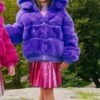 Purple Magic Faux Fur