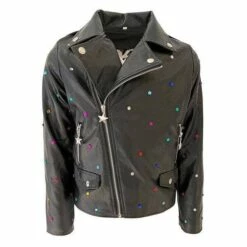 Infinity Stone Gem Vegan Jacket 18 Infinity Stone Gem Vegan Jacket -Clothing Shop jackets bombers infinity stone gem vegan jacket lola the boys 28165060132966