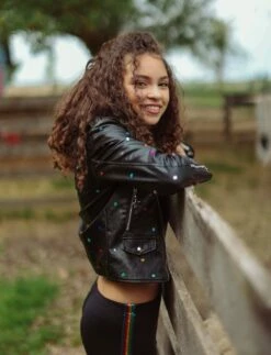 Infinity Stone Gem Vegan Jacket 21 Infinity Stone Gem Vegan Jacket -Clothing Shop jackets bombers infinity stone gem vegan jacket lola the boys 28236933005414