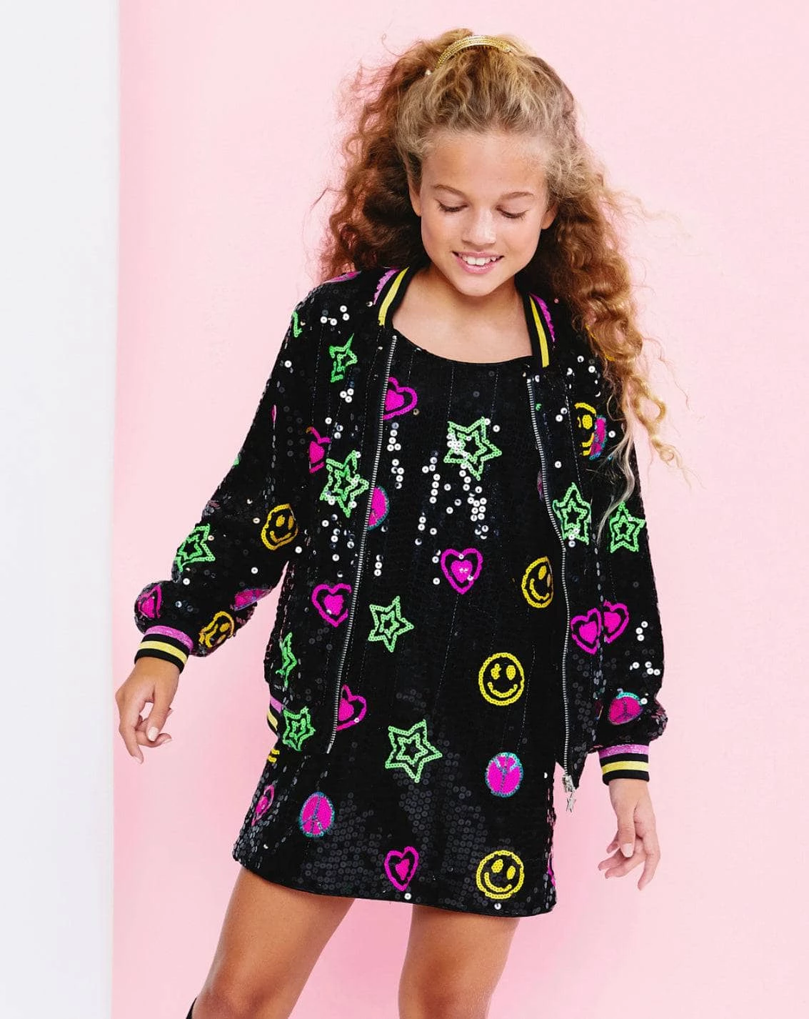 Peace And Love Sequin Bomber 1 Peace And Love Sequin Bomber