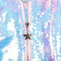 Shooting Star Sequin Bomber -Clothing Shop jackets bombers shooting star sequin bomber lola the boys 29618806554726