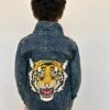 Tiger Art Denim Jacket