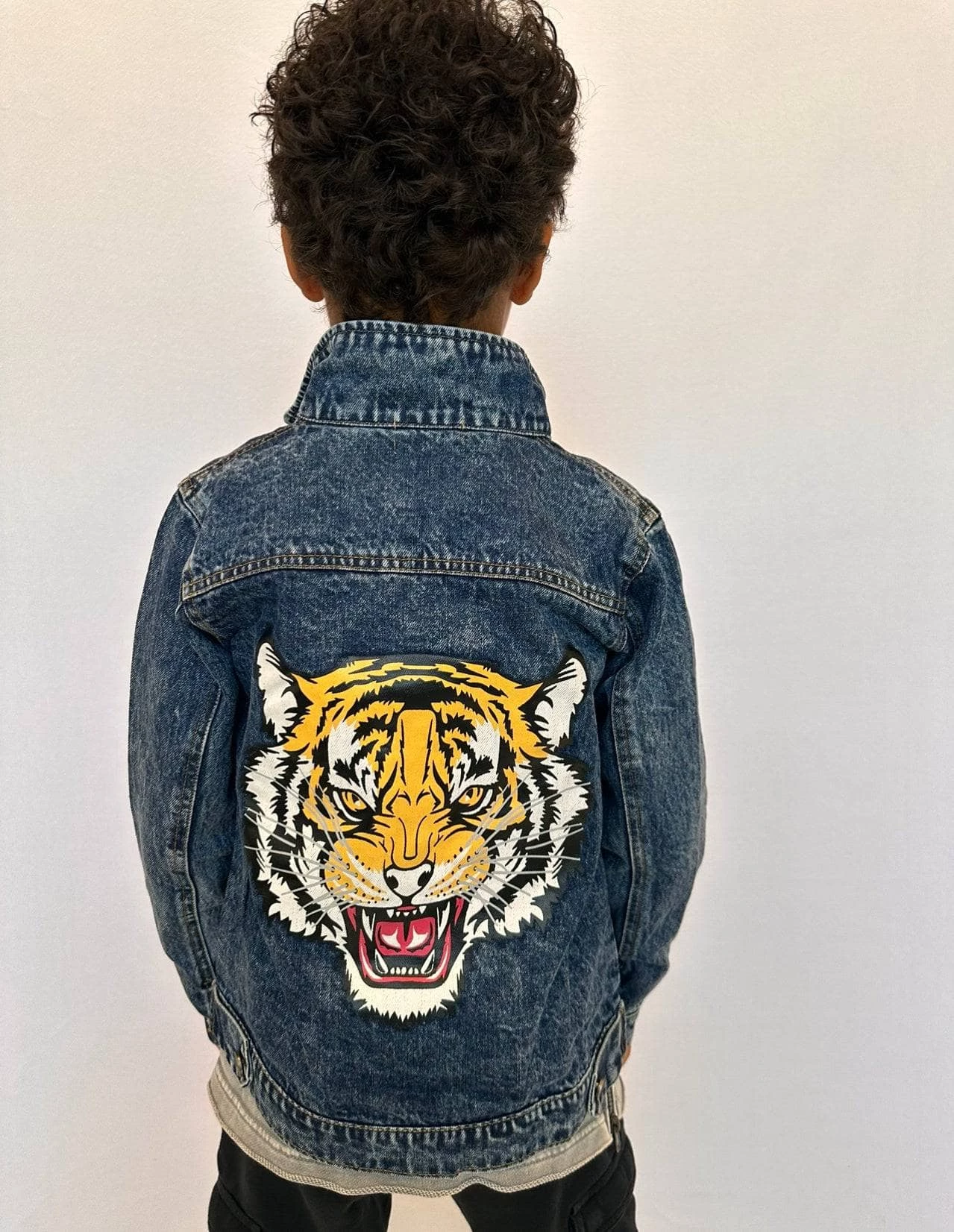 Tiger Art Denim Jacket 1 Tiger Art Denim Jacket