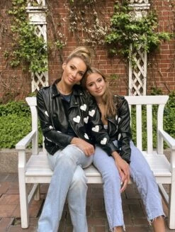 Women's I Heart You Vegan Leather Jacket