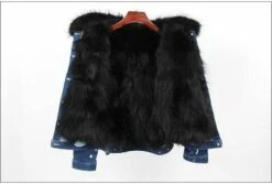 Women’s Ombre Fur Denim Jacket 20 Women’s Ombre Fur Denim Jacket -Clothing Shop jackets bombers women s navy ombre fox fur denim jacket lola the boys 15623850721382