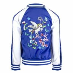 Women's Unicorn Satin Bomber 5 Women's Unicorn Satin Bomber -Clothing Shop jackets bombers women s unicorn satin bomber lola the boys 2194503598138