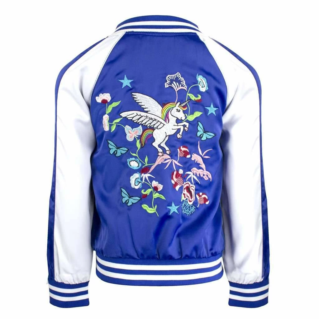 Women's Unicorn Satin Bomber 3 Women's Unicorn Satin Bomber - Image 3